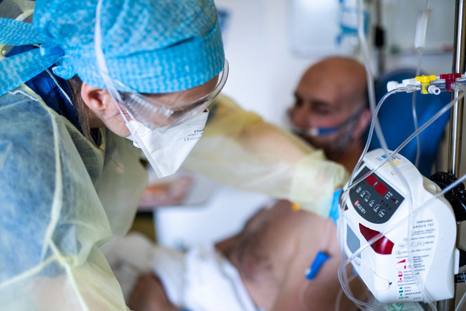 Trattamenti anti Covid all'interno di un ospedale