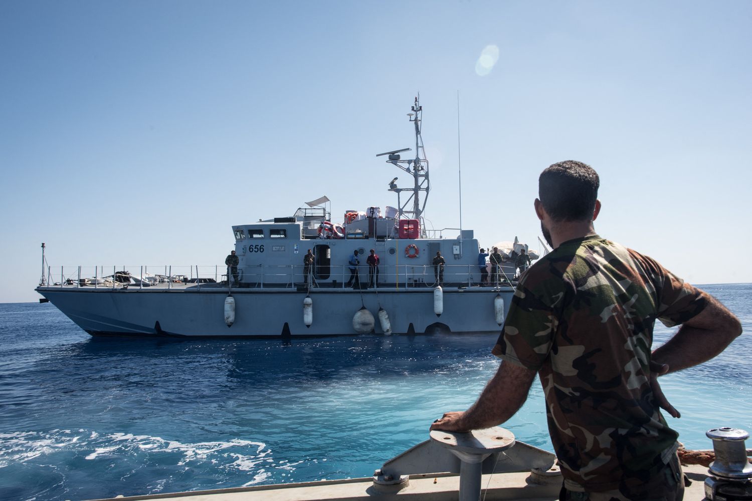 Una motovedetta libica