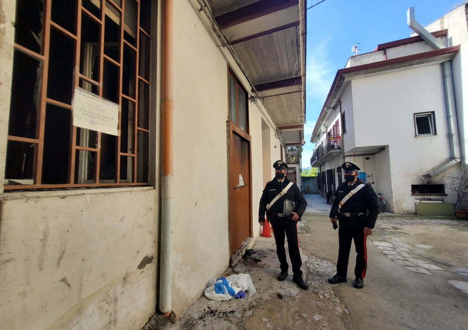 L'abitazione del femminicidio a San Paolo Belsito