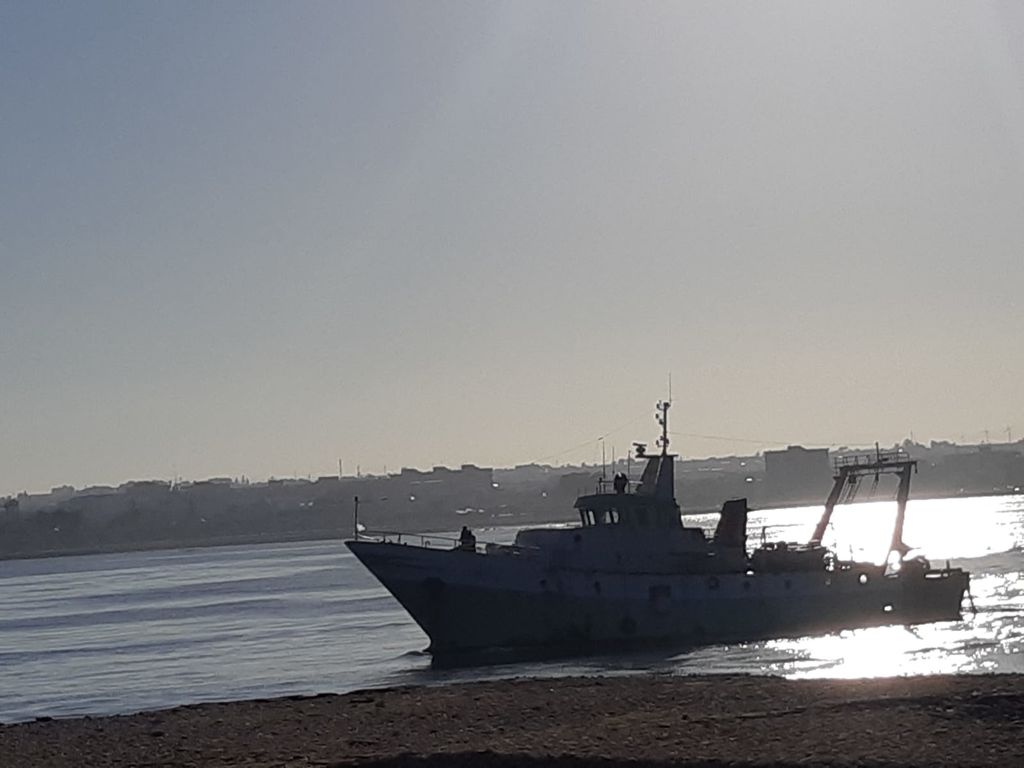 Peschereccio Aliseo rientra nel porto di Mazara del Vallo&nbsp;