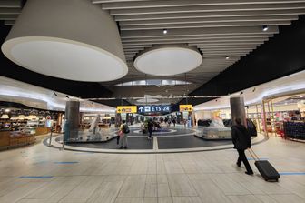 Il terminal E dell'aeroporto di Fiumicino