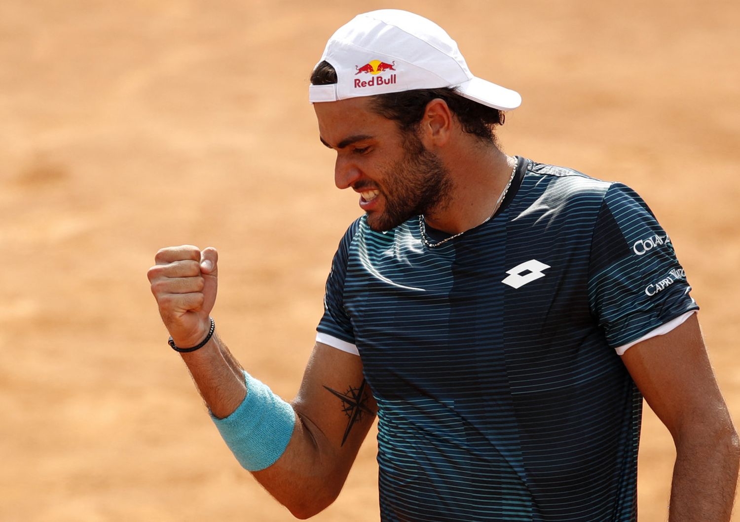 Matteo Berrettini agli Internazionali di Roma al Foro Italico&nbsp;