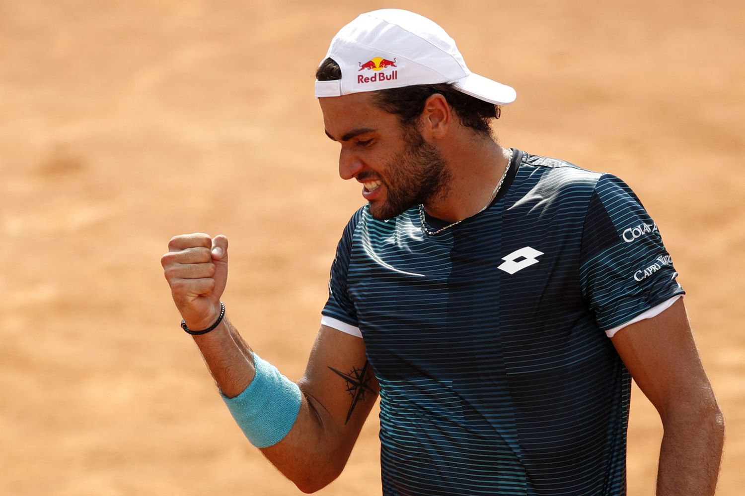 Matteo Berrettini agli Internazionali di Roma al Foro Italico&nbsp;