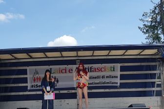 immagini manifestazione Milano&nbsp;ddl&nbsp;Zan