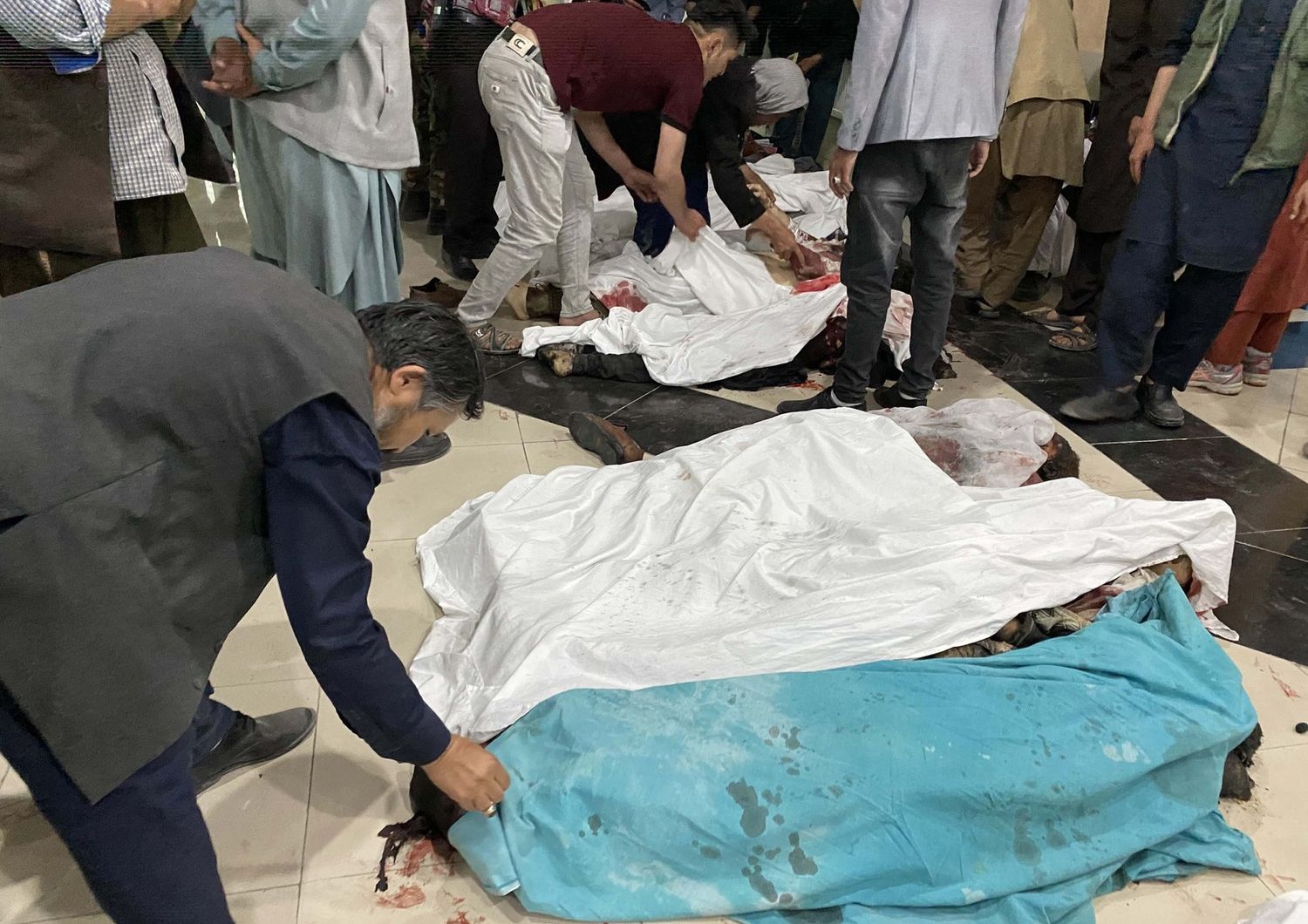 Vittime dell'esplosione di una bomba a Kabul&nbsp;