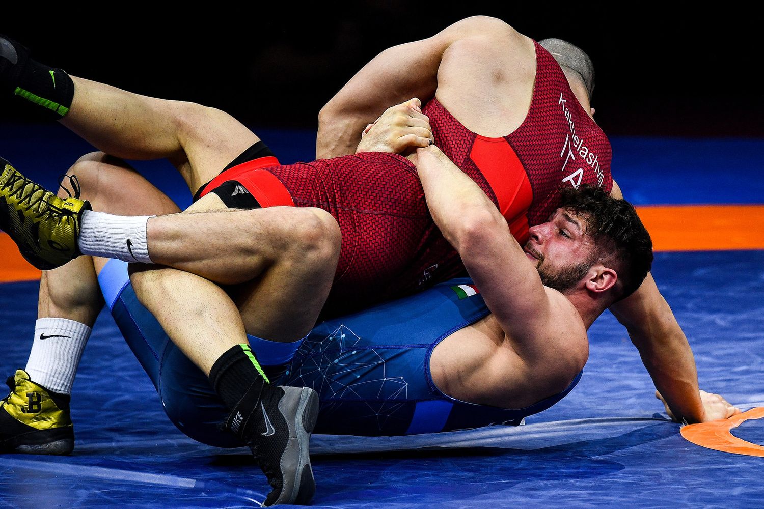 Il lottatore italo-georgiano Nikoloz Kakhelashvili&nbsp;