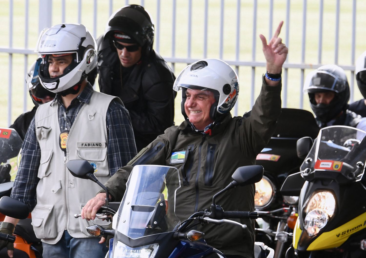 Bolsonaro in moto