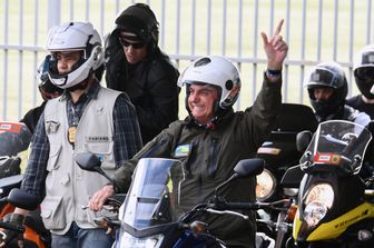 Bolsonaro in moto