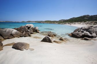 Una spiaggia della Maddalena