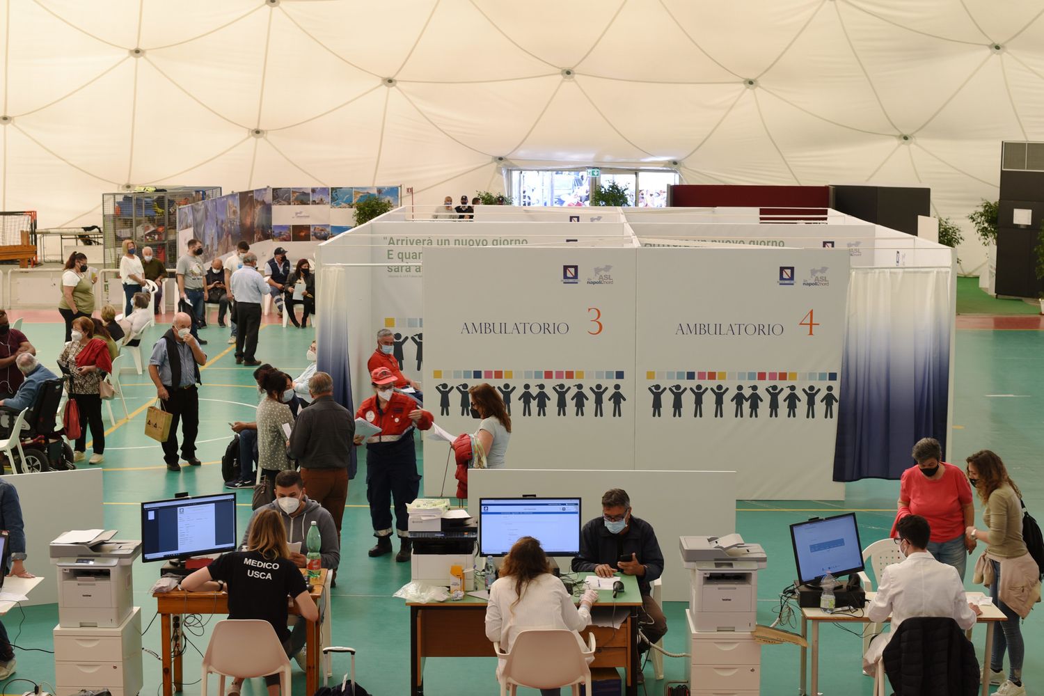 Vaccinazioni di massa a Ischia