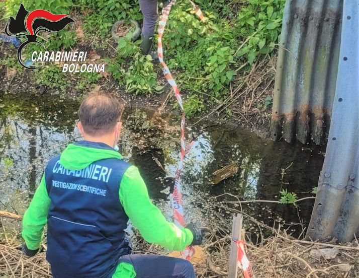 Il canale di scolo in via Stalingrado a Bologna&nbsp;