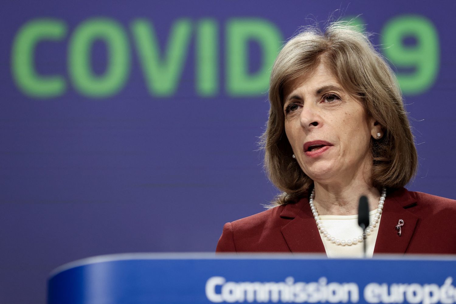 La commissaria europea alla Salute, Stella Kyriakides