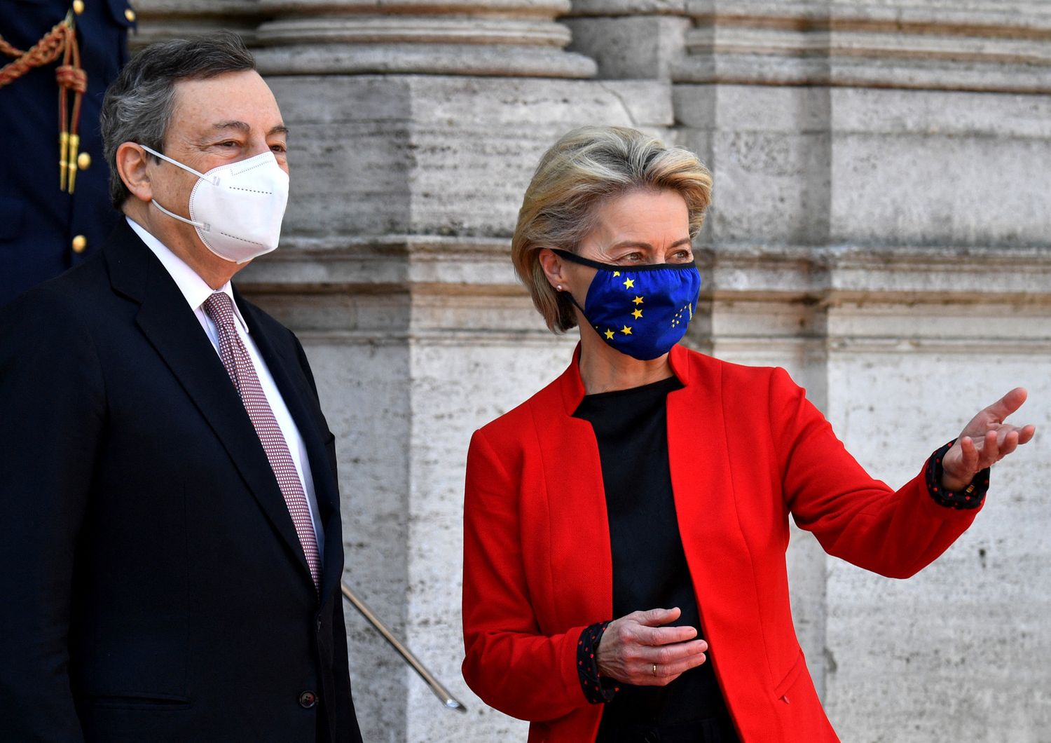 &nbsp;Mario Draghi e Ursula von der Leyen