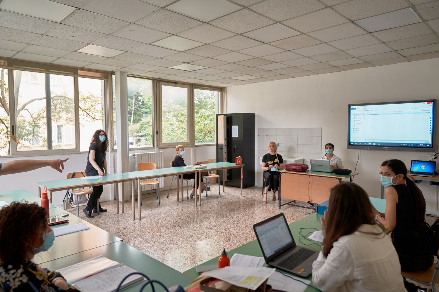 L'esame di maturit&agrave; nel liceo artistico di Roma Enzo Rossi&nbsp;