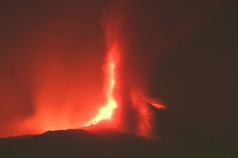 Etna - Parossismo della notte tra il 20 e il 21 maggio 2021