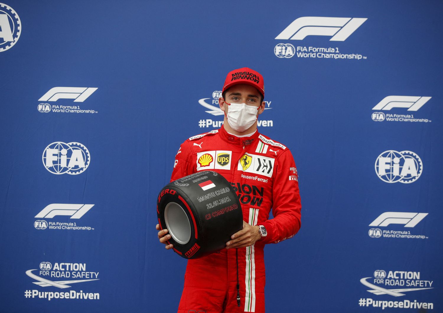 GP Monaco Ferrari pole&nbsp;Leclerc