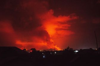 Rd Congo: l'eruzione del vulcano Nyiragongo minaccia la citt&agrave; di Goma