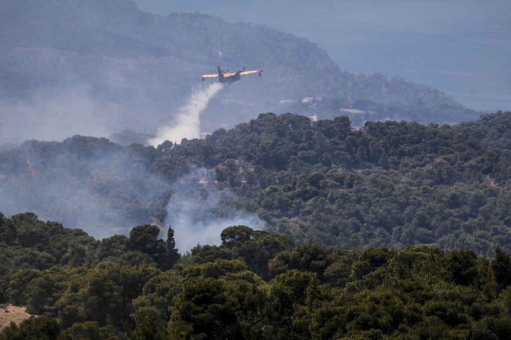 Grecia, incendio