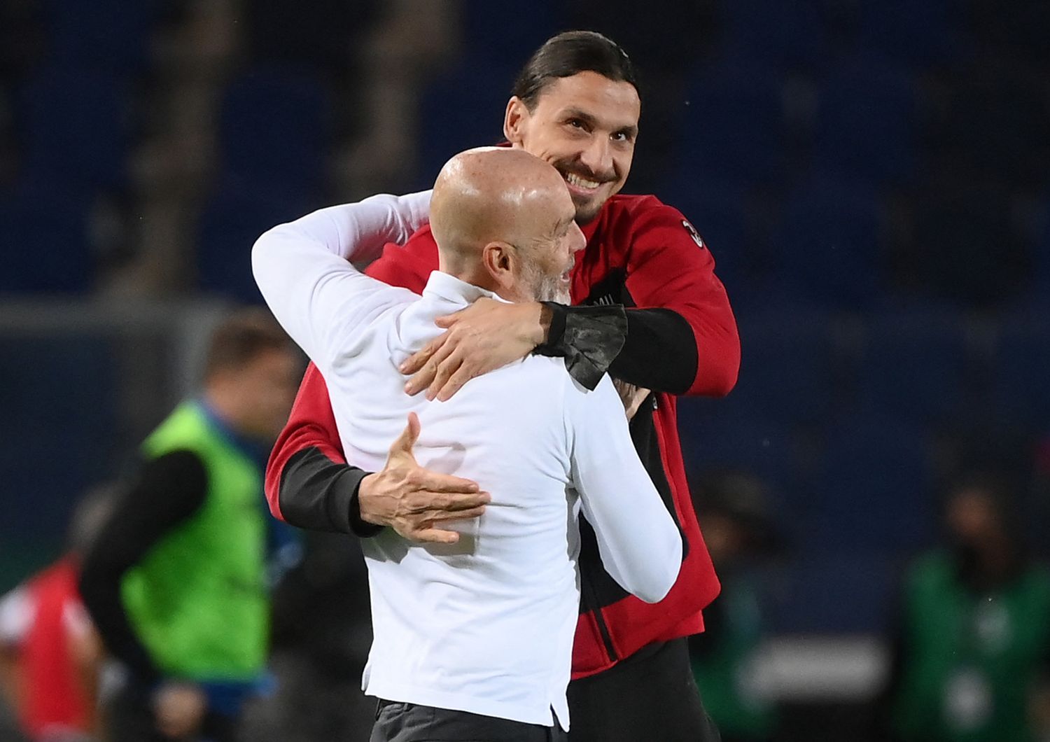 Milan Pioli e Ibrahimovic