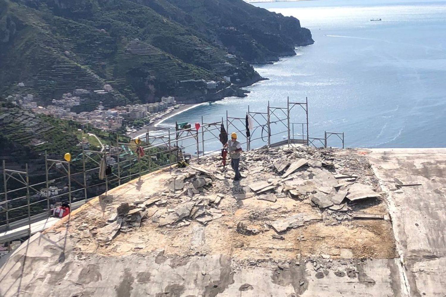 &nbsp;L'avvio dei lavori di restyling dell'Auditorium di Ravello