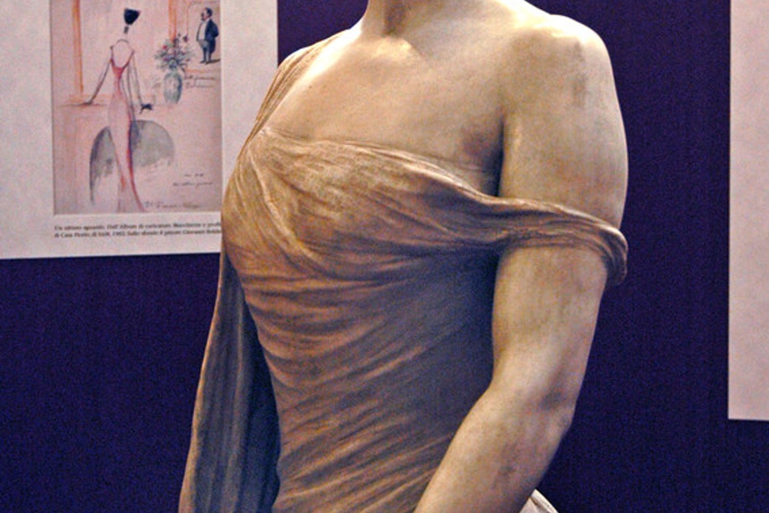 Il busto di Franca Florio realizzato da Pietro Canonica