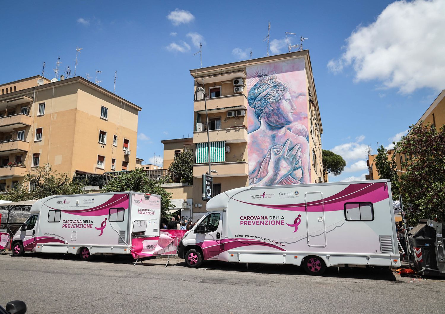 Il murales di Atoche alla Garbatella