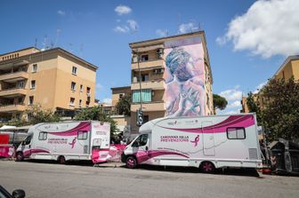 Il murales di Atoche alla Garbatella