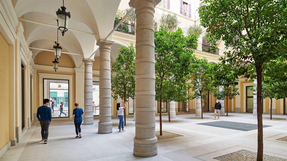 Il nuovo Apple store in via del Corso&nbsp;