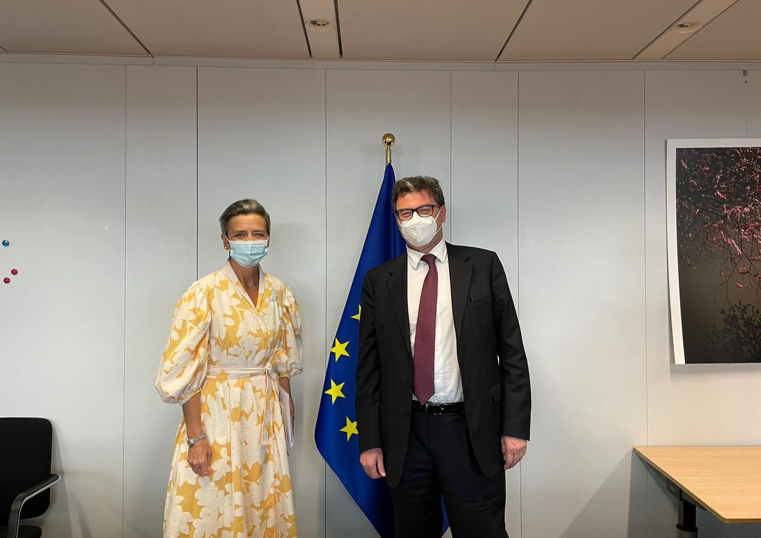 Giorgetti e Vestager