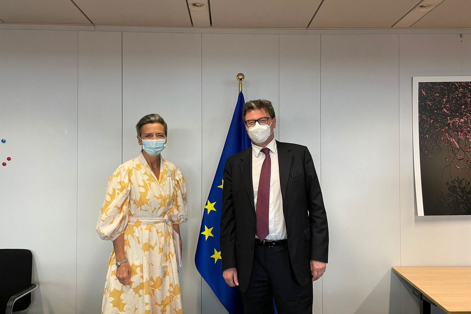 Giorgetti e Vestager