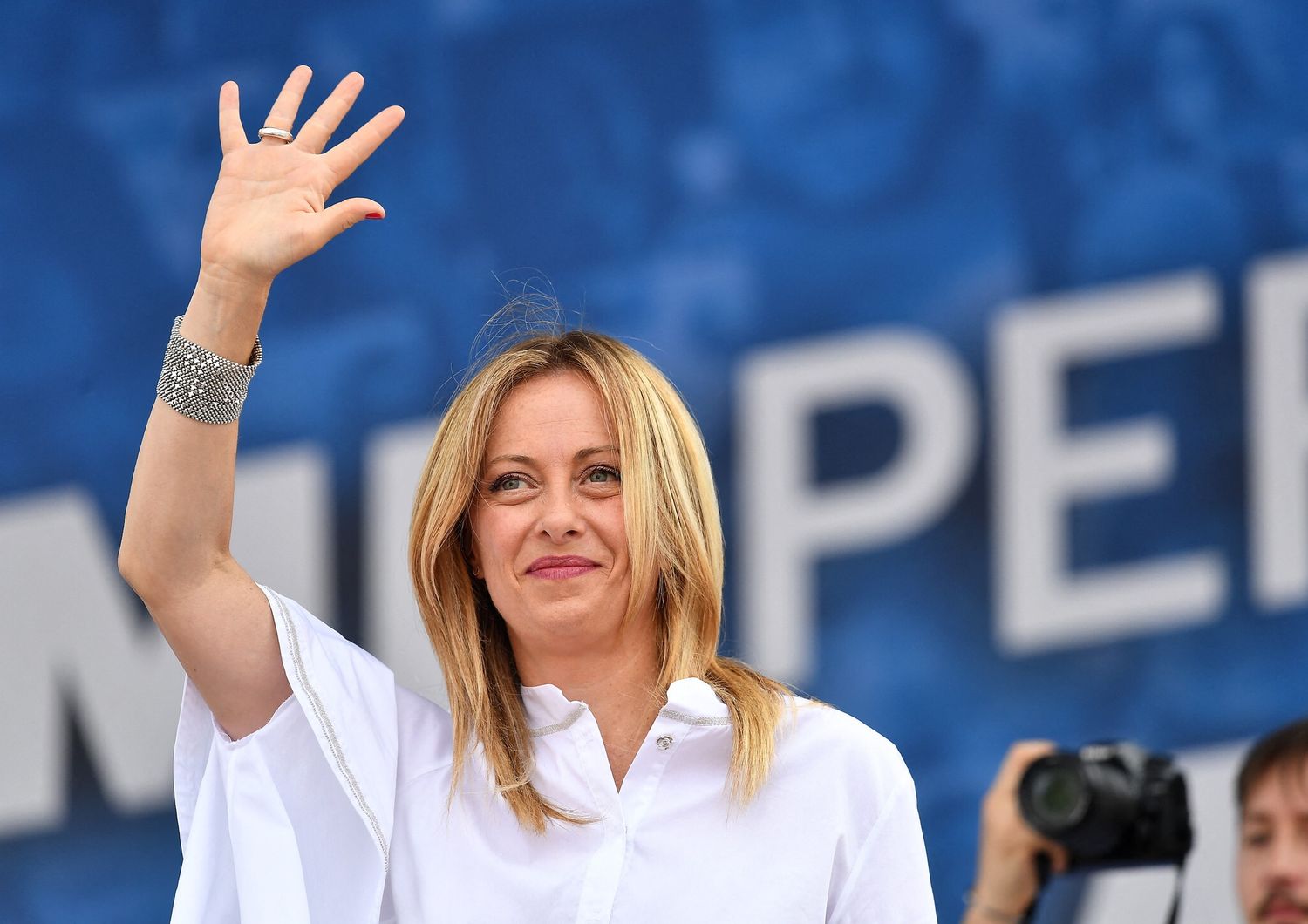 La leader di Fratelli d'Italia, Giorgia Meloni