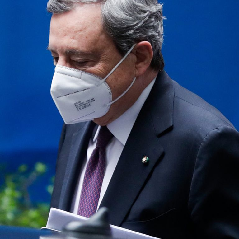 Mario Draghi - Afp