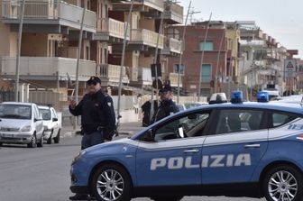 Polizia a Ostia