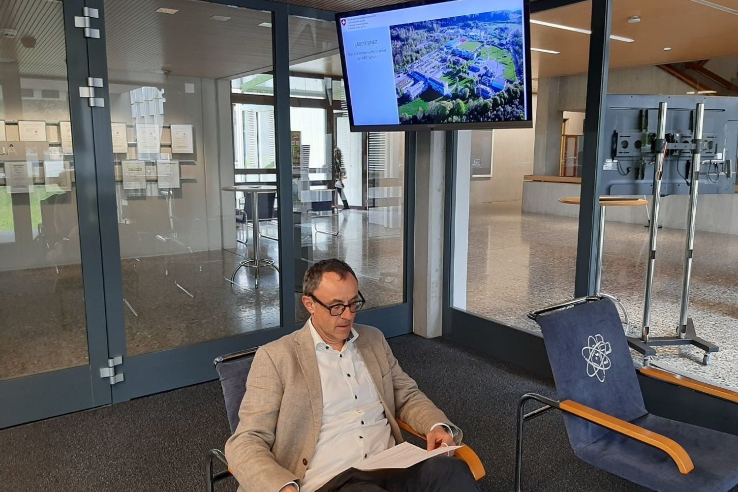 Il direttore del laboratorio di Spiez Marc Cadish