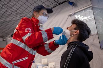 Tamponi della Croce Rossa in Italia