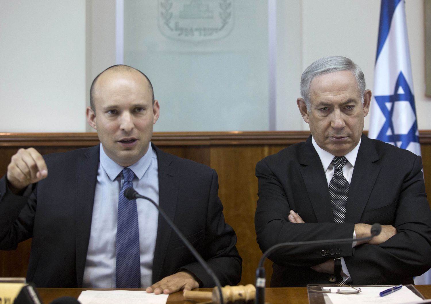 &nbsp;Bennett e Netanyahu