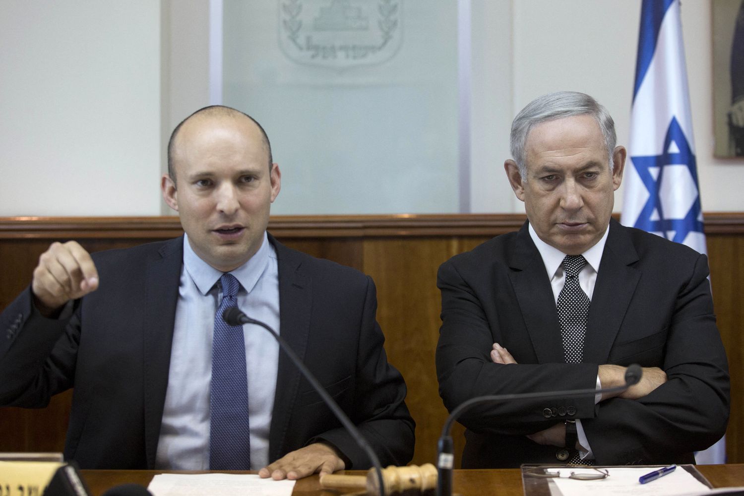 &nbsp;Bennett e Netanyahu