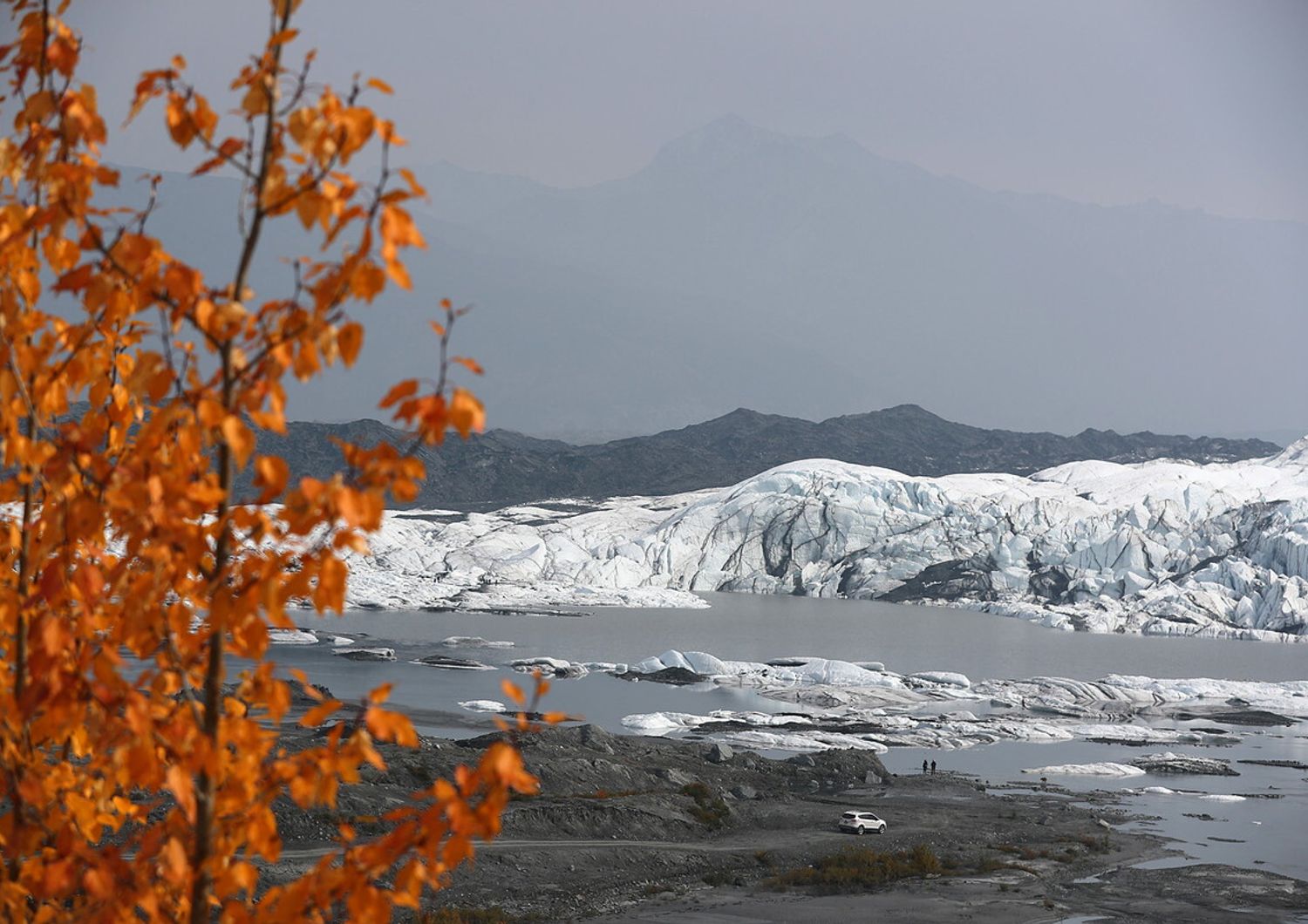 Il ghiacciaio di Matanuska, in Alaska