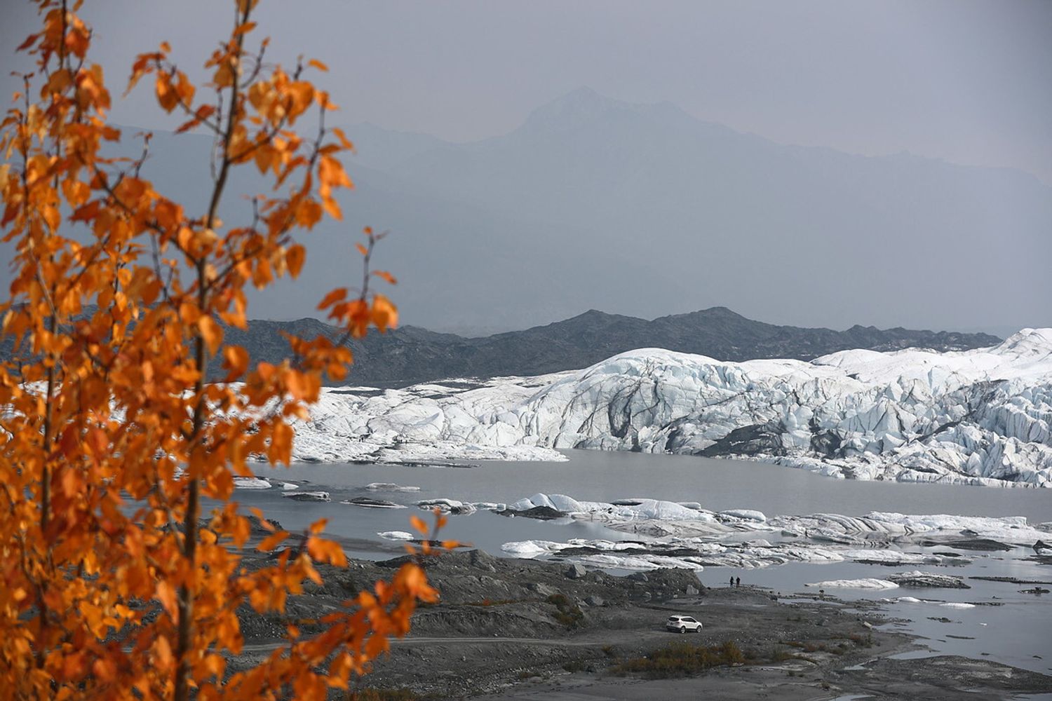 Il ghiacciaio di Matanuska, in Alaska