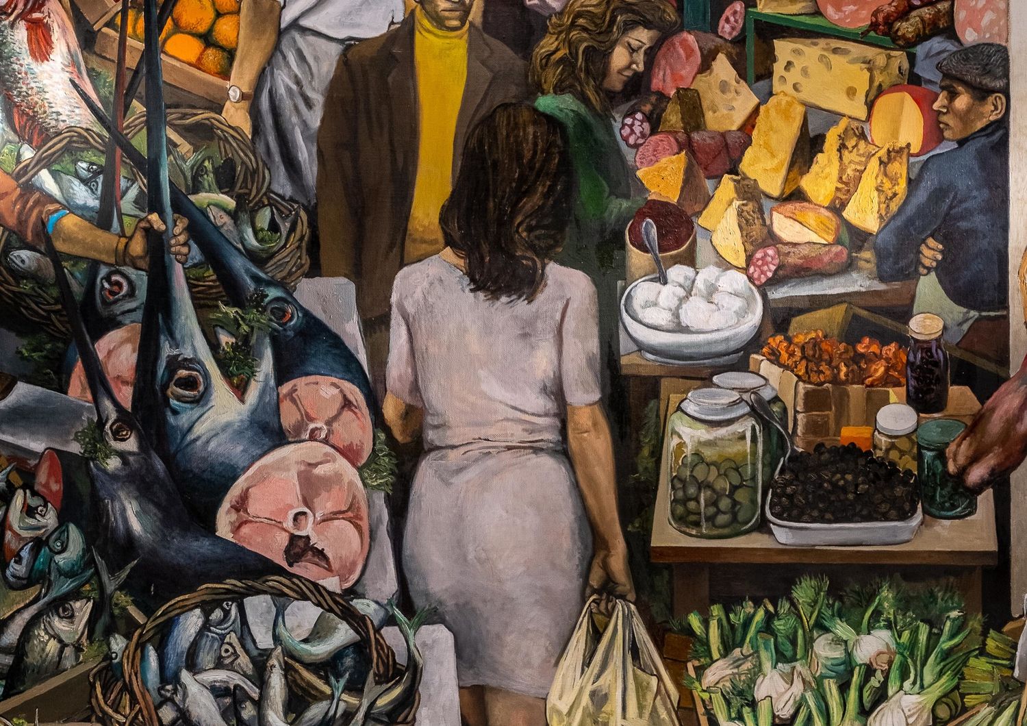 &nbsp;La Vucciria, di Renato Guttuso.