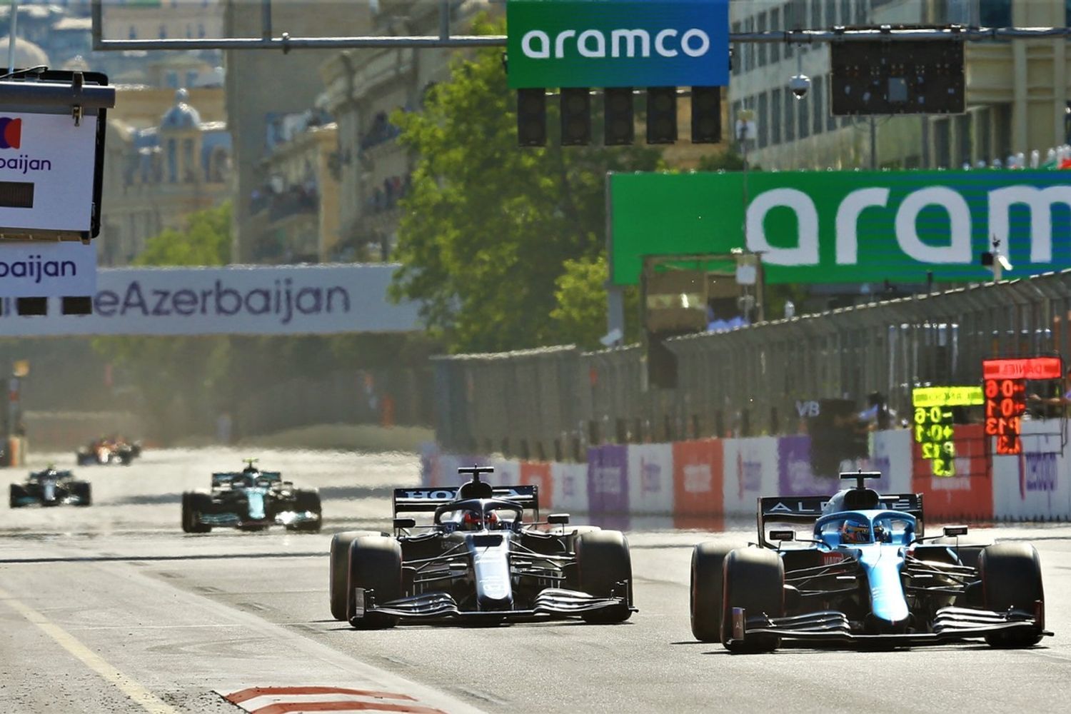 Una fase del Gp di Azerbaijan 2021