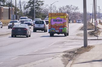 Una strada di London, in Ontario