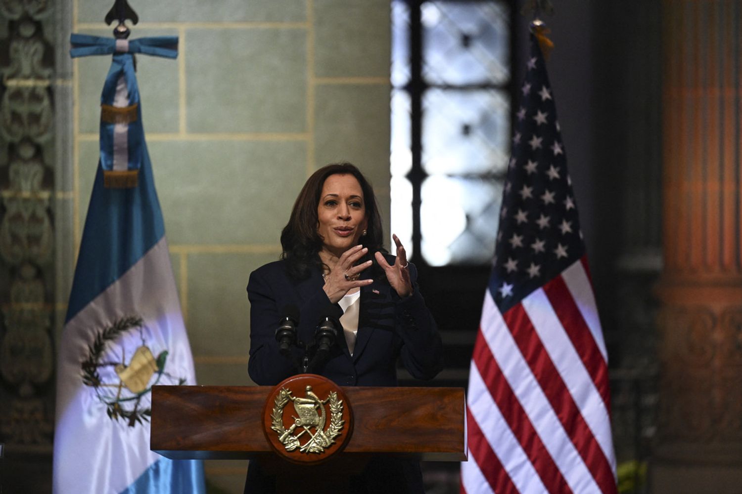Vice presidente americana, Kamala Harris, in visita in Guatemala