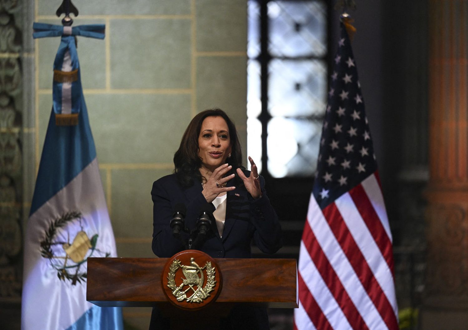 Vice presidente americana, Kamala Harris, in visita in Guatemala
