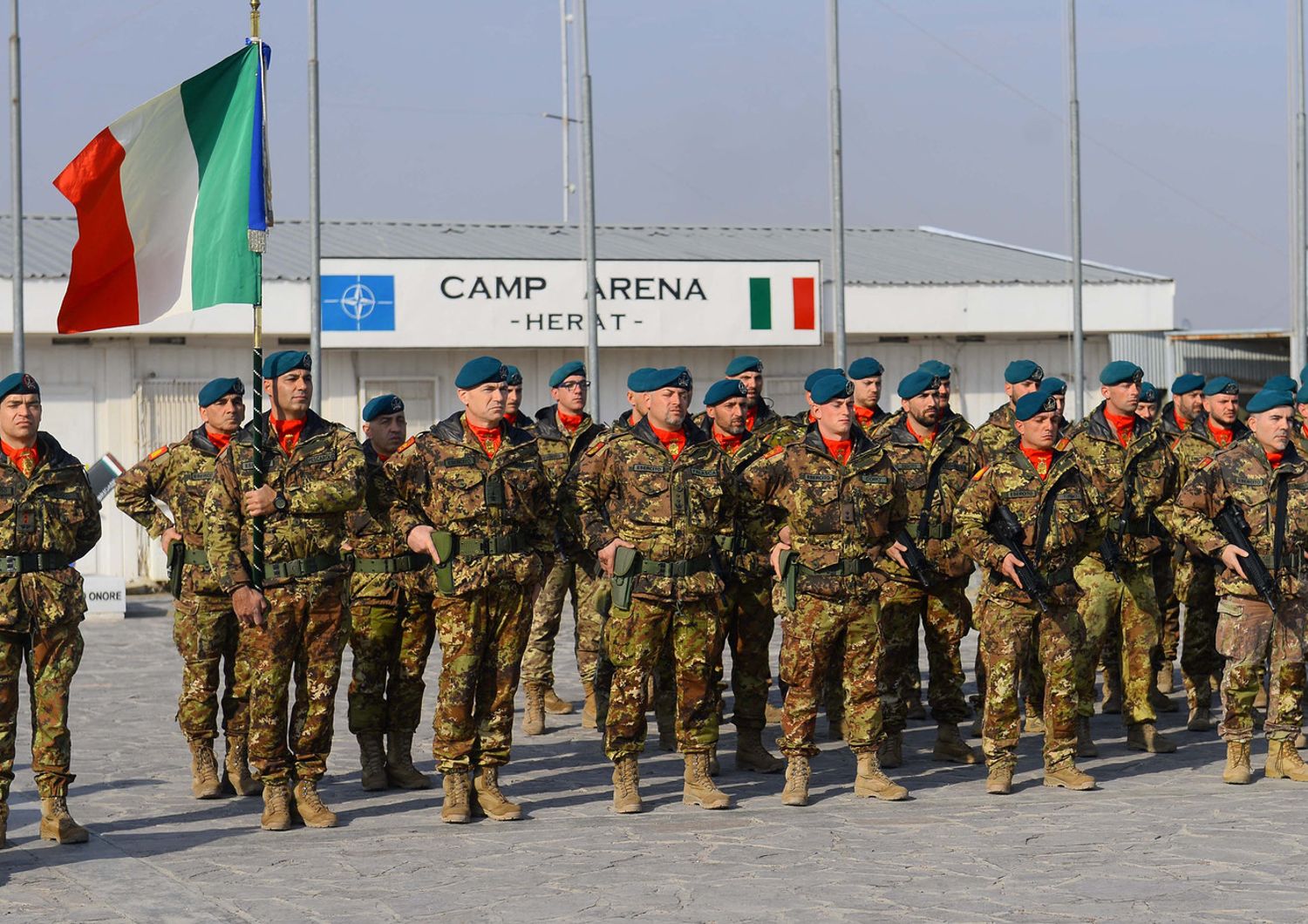 La base italiana Camp Arena di Herat