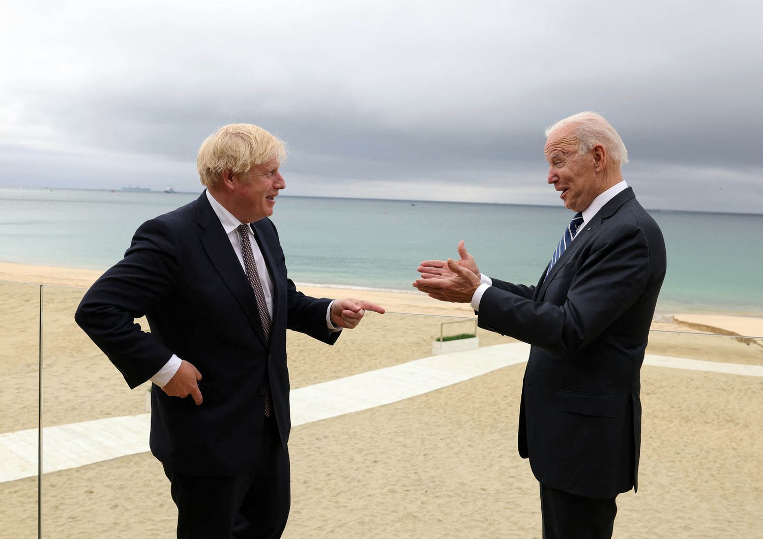 Boris Johnson e Joe Biden in Cornovaglia, al summit G7