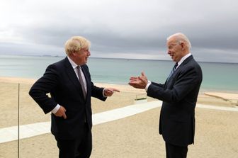 Boris Johnson e Joe Biden in Cornovaglia, al summit G7