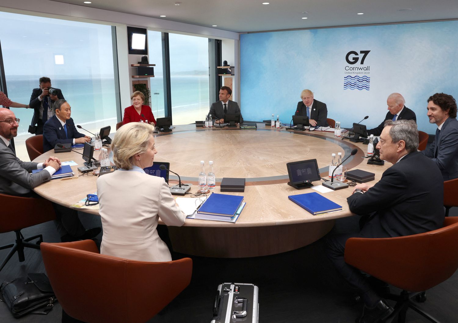 Riunione dei leader mondiali al G7 in Cornovaglia