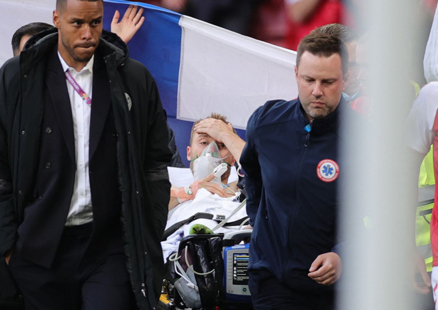 Christian Eriksen, centrocampista della Danimarca colto da malore durante Euro 2020