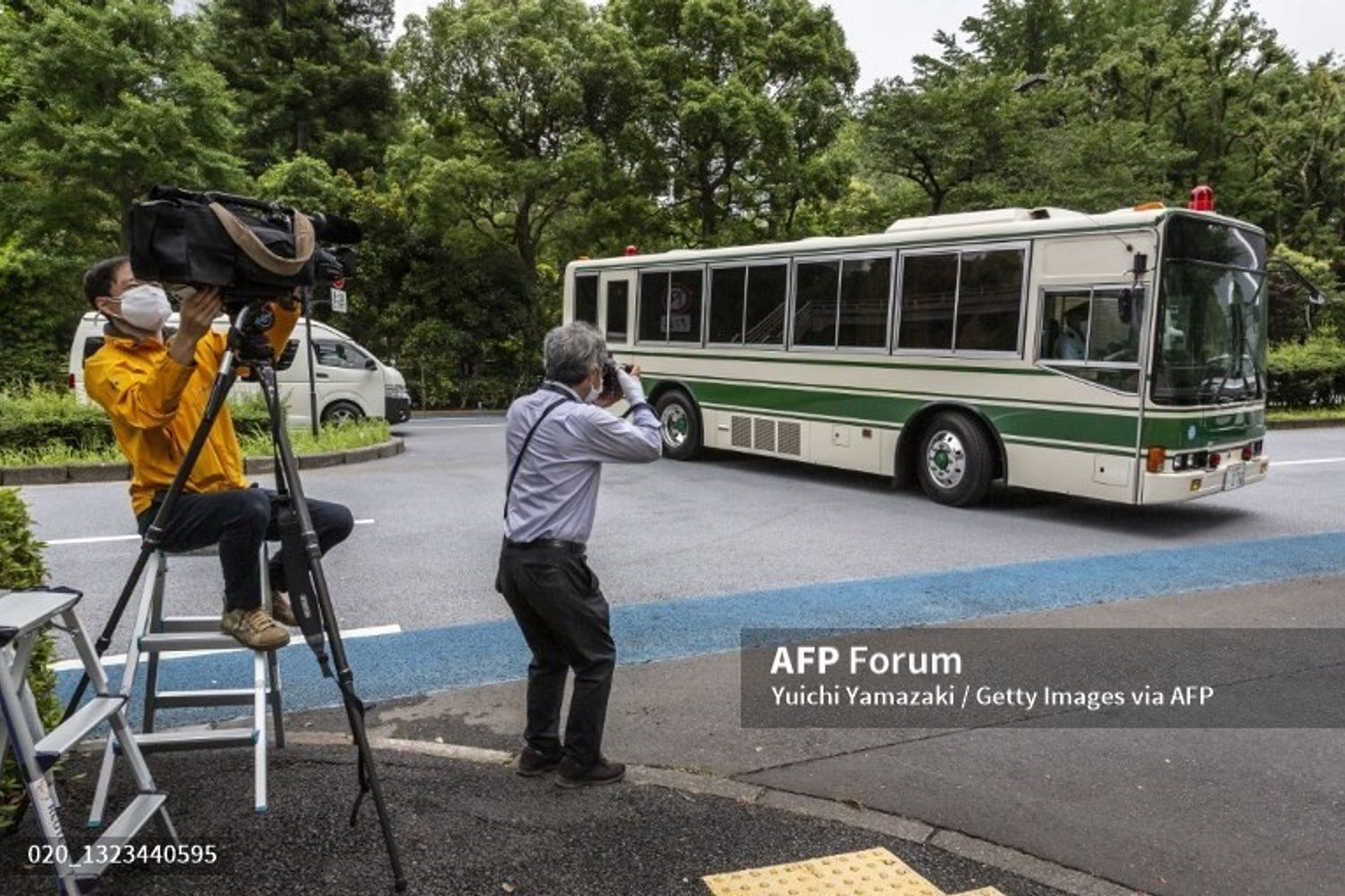 Michael Taylor e suo figlio arrivano al processo&nbsp;